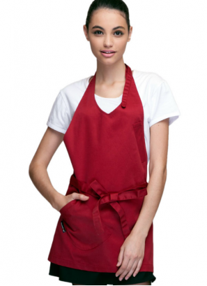 Укороченный фартук с V-образным вырезом